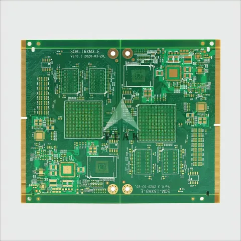 14 Layers Hard Gold 35u & ENIG 1u POFV HDI PCB Board — view 5