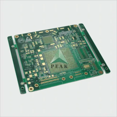 14 Layers Rogers 4350B+FR4 TG170 Hybrid Lamination POFV ENIG Rigid PCB