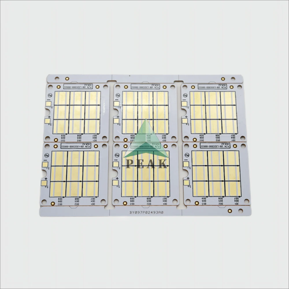 2.0mm Thickness Double Side 2.0w/m.k AC2500V 4oz White Copper-Based PCB