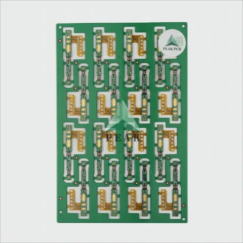 4 Layers 1+N+1 Structure (L1-2;L2-3;L3-4) Small Format ENIG HDI Rigid-Flex PCB — view 2
