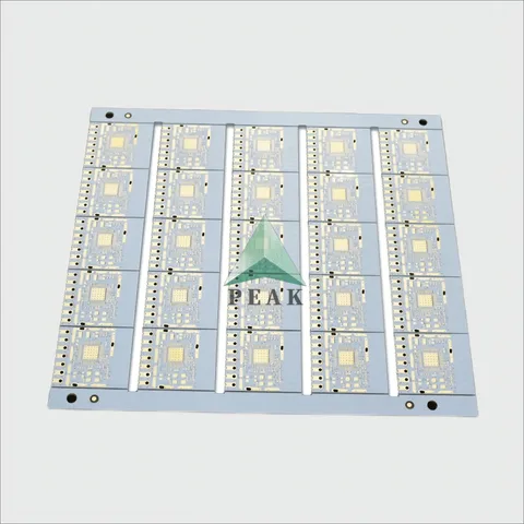 Advanced Double Side Aluminum-Based Plated Half Holes ENIG 1u White PCB — view 2