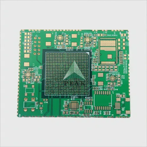All Around Plated Half Holes Conductive Via Fill (POFV) ENIG 2u 8 Layers PCB — view 3