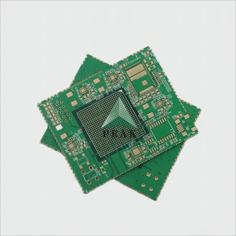 All Around Plated Half Holes Conductive Via Fill (POFV) ENIG 2u 8 Layers PCB — view 2