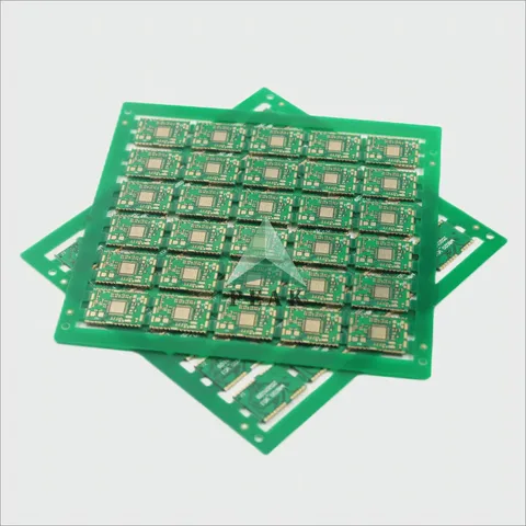 Both Sides Plated Half Holes Small Format 4 Layers ENIG 1u Rigid Green PCB — view 5