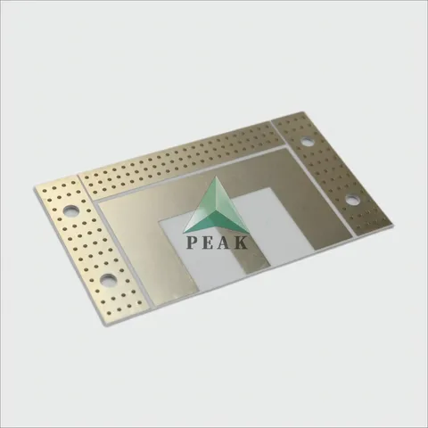 Ceramic-Based Laser Cutting Immersion Gold 2u 1.0mm Thickness Double Side PCB — view 2
