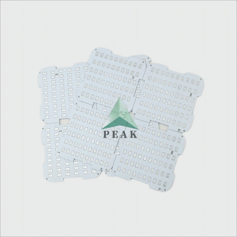 Customized Double-Side Aluminum-Based HASL Lead-Free White Metal Core PCB