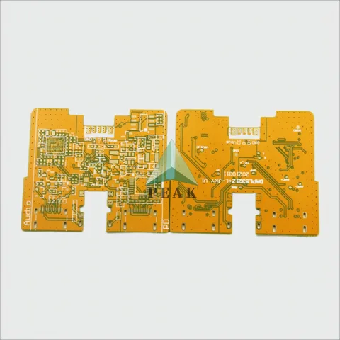 Customized (L1-L2;L2-L3;L3-L4) 4 Layers Yellow Soldermask POFV HDI PCB — view 5