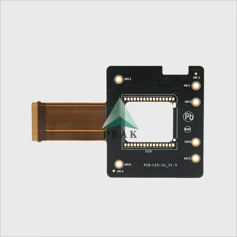 DuPont PI + TG170 FR4 ENIG 2u Impedance Control 8 Layers Rigid-Flex PCB — view 3