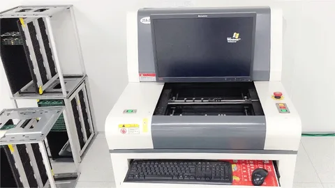 Automated optical inspection station used for 100% AOI