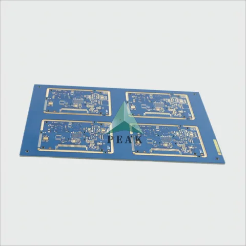 High TG ISOLA 370HR 8 Layers Buried Via(L4-L5) Edge Plating Blue HDI PCB — view 3