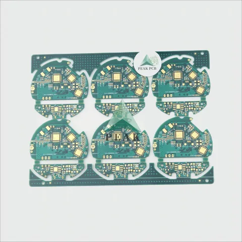 Intelligent Robots 6 Layers Fully Halogen-Free ENIG 1u Rigid Multilayer PCB — view 3