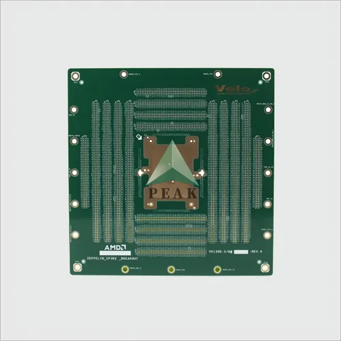 Semiconductor Industry 14 Layers ENIG+Hard Gold Impedance Control PCB — view 2