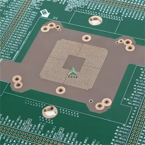 Semiconductor Industry 18 Layers Immersion Gold 1u+ Hard Gold 30u PCB — view 3