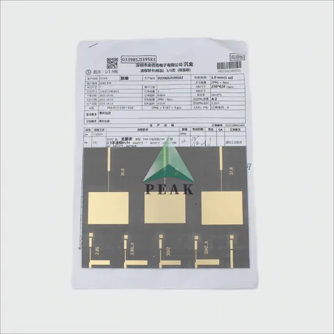 WL F4BM (DK2.65; DF0.003) PTFE+Woven Glass Double Side 0.9mm Thickness PCB — view 3