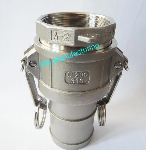 SS316 Camlock coupling A+C - Camlocks(SS,PP,Alum and Brass) by PFS Manufacturing