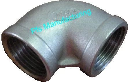 Stainless Steel 90DEG EQUAL BANDED BSP/NPT ELBOW - Stainless Screwed Fittings by PFS Manufacturing