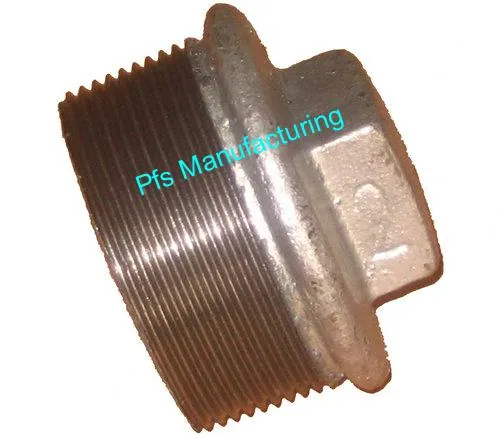 DIN M.I.Fittings-Beaded Plugs - Gal. Malleable Iron Fittings by PFS Manufacturing