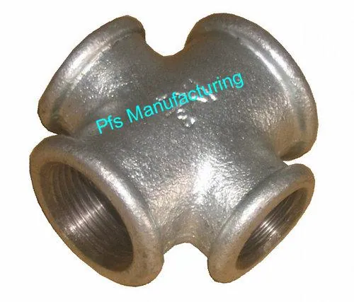 DIN-M.I.Fittings-Cross - Gal. Malleable Iron Fittings by PFS Manufacturing