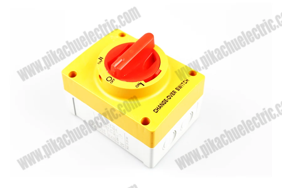 Change-over switch supplied by Pikachu Electric