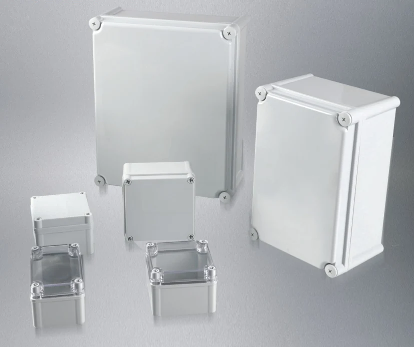 AG Series waterproof junction box with gasketed lid and locking mechanism