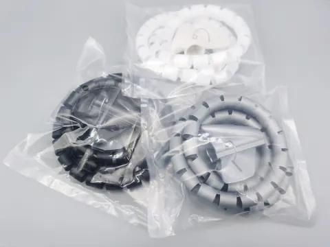 High Quality Spiral Wrap Bands cable sleeve for Cover Guard Spiral Wire Wrapping view 5