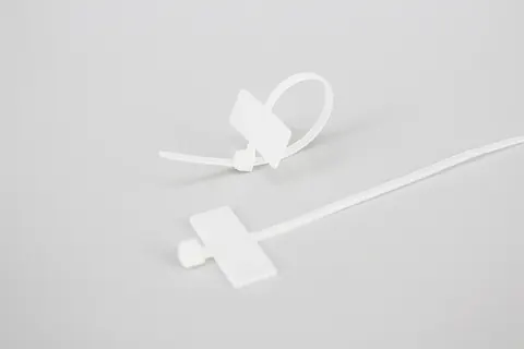 3*100mm high temperature plastic nylon numbered zip tie cable markers and telecom wire marker cable tie