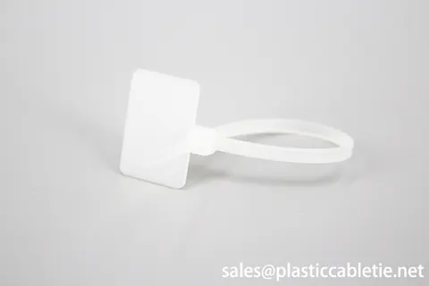 DM-3*100MKT High Quality white Nylon PA66 Wire Marker plastic Cable Ties Tag view 4