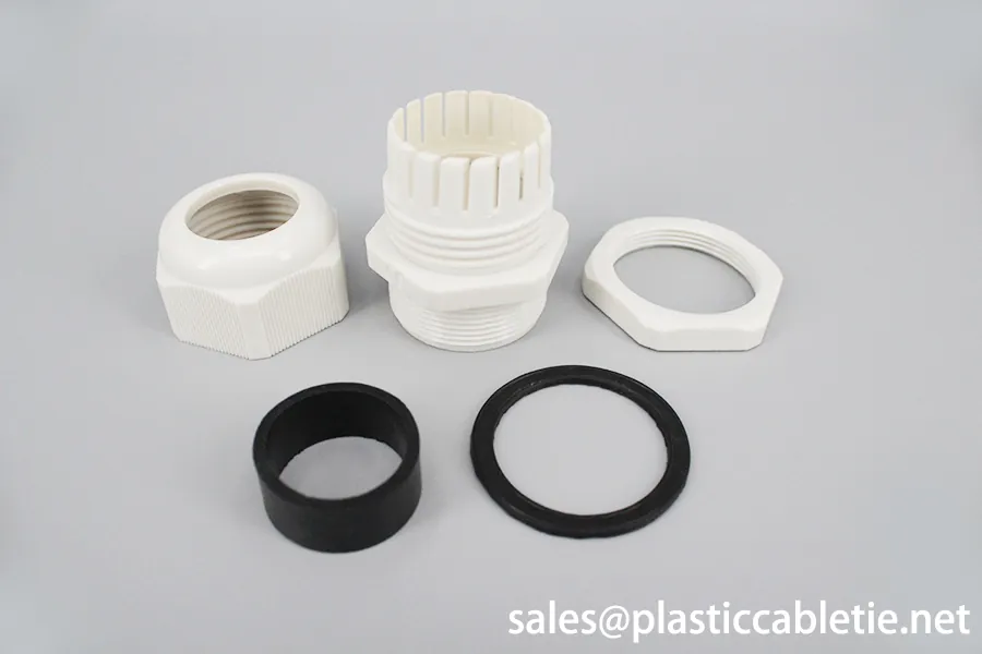 Metric Series high quality waterproof IP68 closed seal fixed nylon cable glands for different size