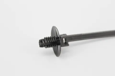 170mm black Car accessories spiral push mounted nylon cable ties