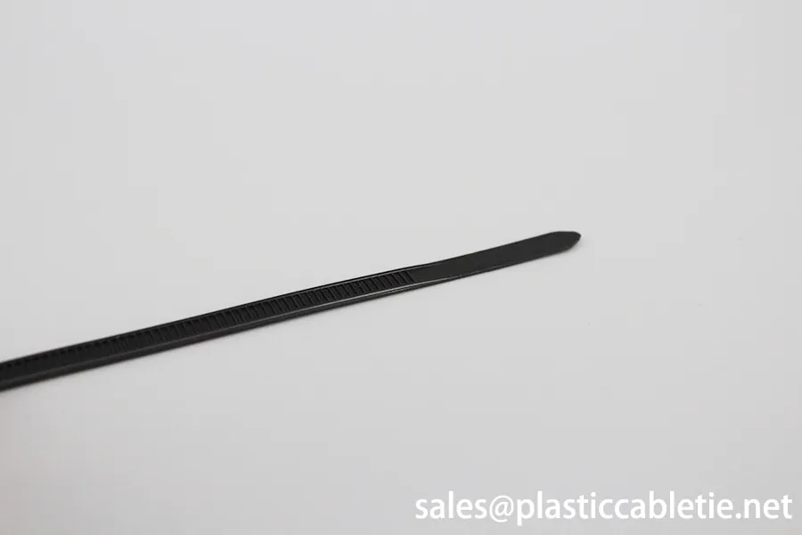 170mm black Car accessories spiral push mounted nylon cable ties