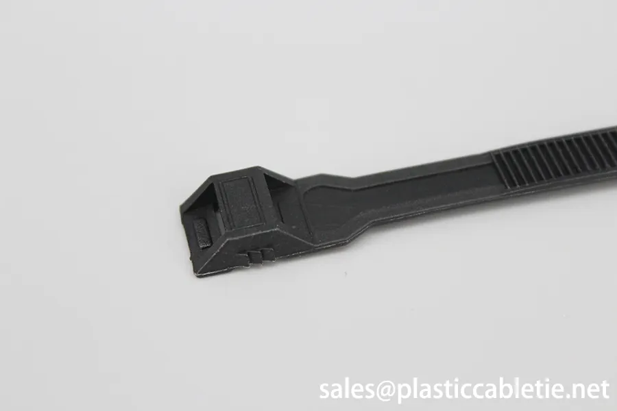 9*180mm Black UL 94v-2 Nylon Material strong single loop lock zip ties