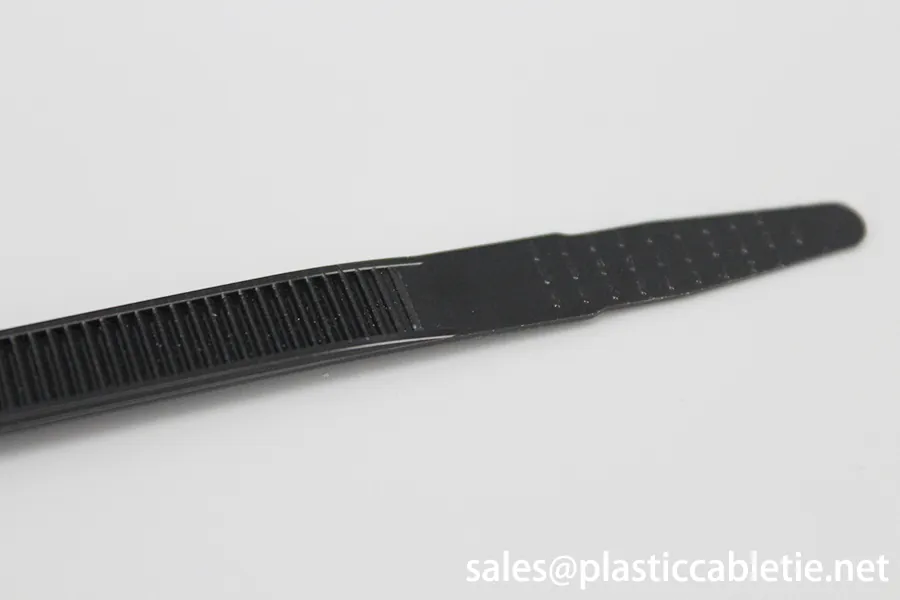 9*180mm Black UL 94v-2 Nylon Material strong single loop lock zip ties