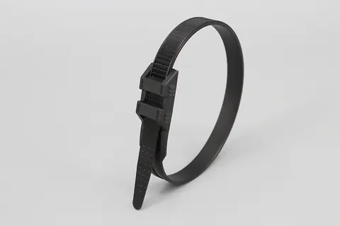 9*260mm hot sale black double locking nylon cable ties with stronger pull tension