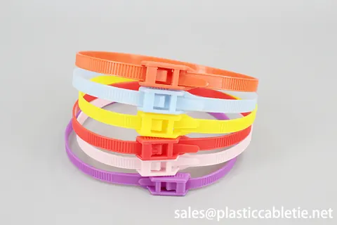 DM-8*350TQ red blue yellow pink orange color plastic playground equipment cable ties accessories view 5