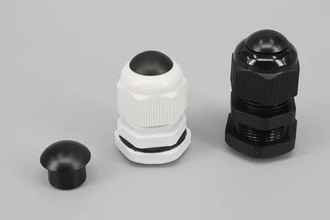 DEMOELE Hot sale China manufactory application IP68 waterproof nylon NPT PG Metric G thread cable glands size with a dusty proof cap