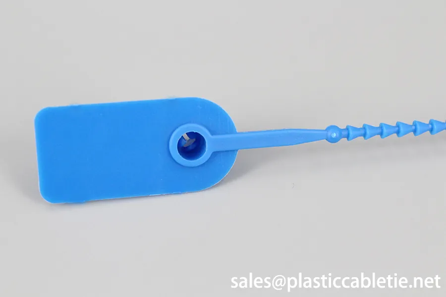 DEMOELE 215mm length Colorful strip seal PP material identification security seal cable ties with logo and numbered print