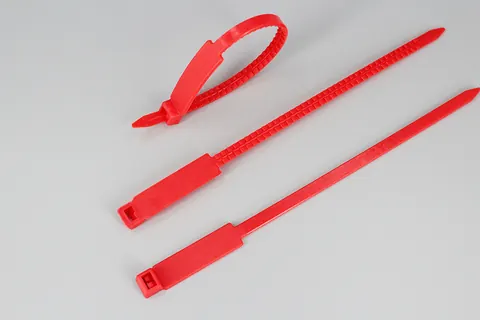 DM-5.5x175MKT red green black white yellow colorful double teeth locking rectangle marker cable ties with print words