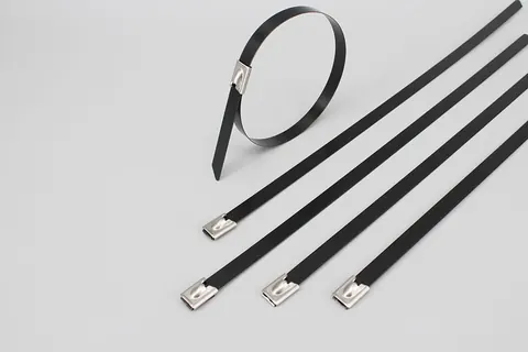 201 304 316 epoxy coated Stainless steel cable ties-ball self locking
