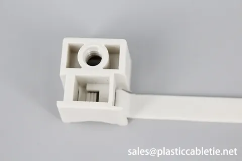 Saddle mounting cable ties with plastic screw 165MTS / 180MTS view 2