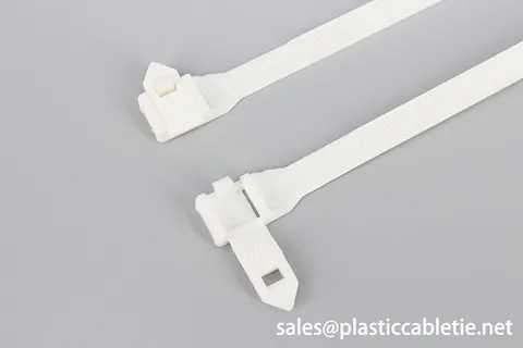 DEMOELE 9mm width Reusable cable tie with buckle view 5