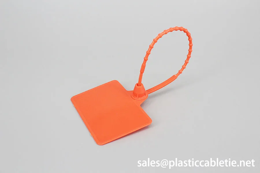 230mm length Colorful strip seal PP material Medium Duty Pull Tight Security Seal with Barcode