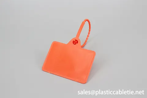 230mm length Colorful strip seal PP material Medium Duty Pull Tight Security Seal with Barcode view 3