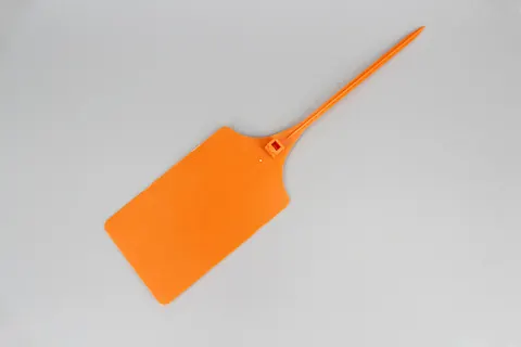 DM-5*250MKT length Colorful strip seal PP material identification security seal cable ties with logo and numbered print