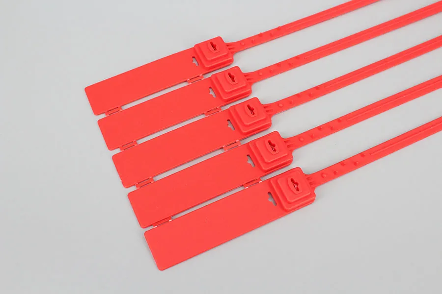Elongated 90x23mm size tag Tamper-Evident Seals Trailer Seals Truck Seal custom Indicative Seals