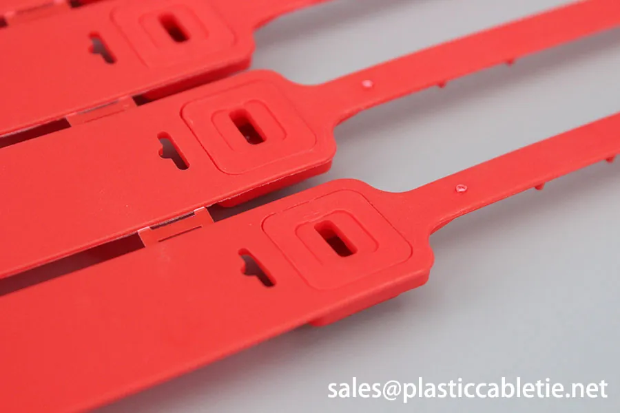 Elongated 90x23mm size tag Tamper-Evident Seals Trailer Seals Truck Seal custom Indicative Seals