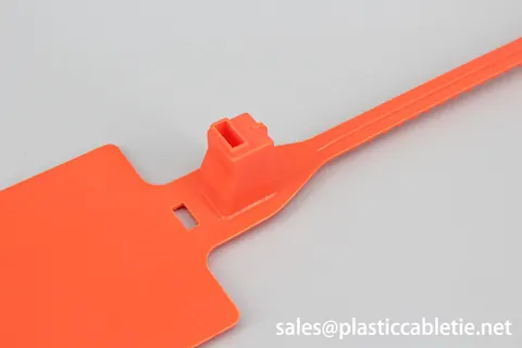 DEMOELE DM-7.2*418MKT Heavy Duty Pull Tight Security Seal with big tag label view 3