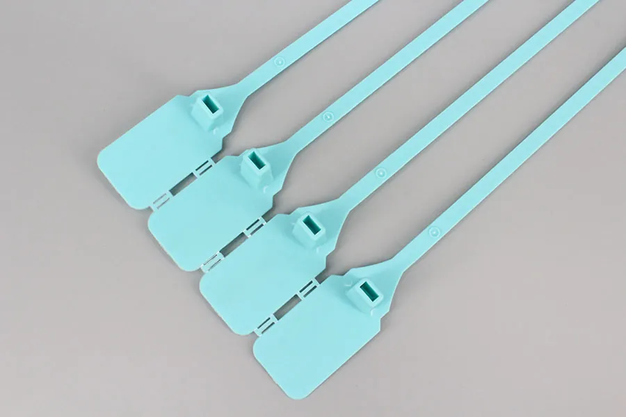 DM-6x330MKT Security seals with barcodes text serial number and logos