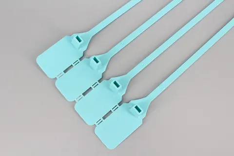 DM-6x330MKT Security seals with barcodes text serial number and logos