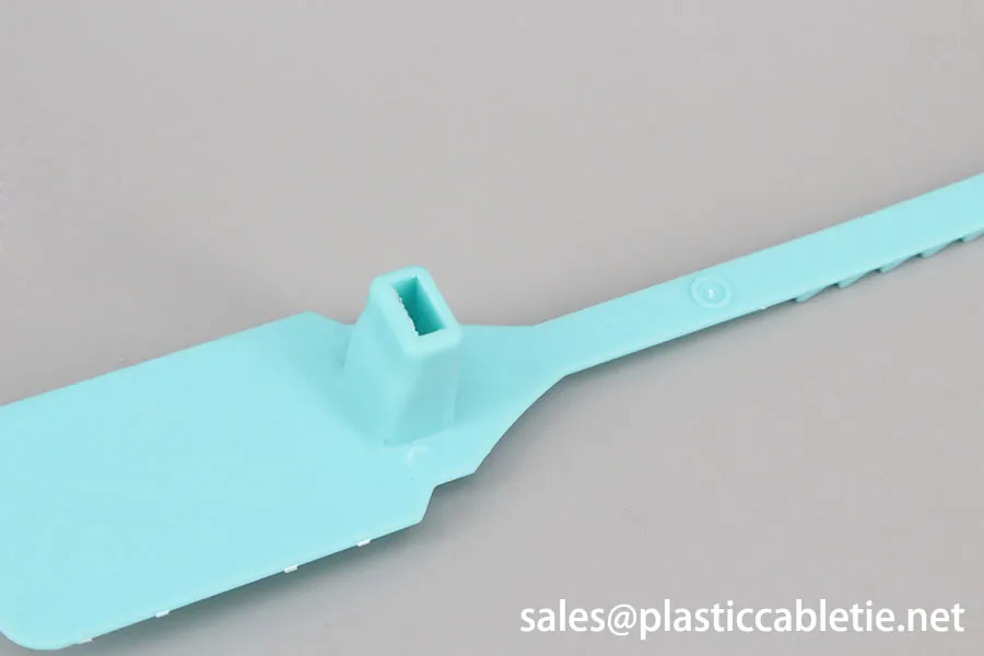 DM-6x330MKT Security seals with barcodes text serial number and logos