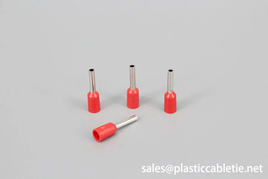 Insulated Cord End Terminal-French and Germany Colour Range Standard and extra Length Cord End Terminals